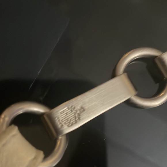 Mark Cross Vintage calf leather  RARE chain link shoulder bag  retails $2.000+❤️ - Picture 6 of 8